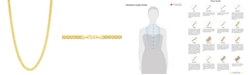 Macy's 22" Nonna Link Chain Necklace (3-3/4mm) in 14k Gold